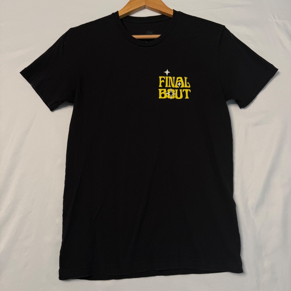 Final Bout Drift Club T Shirt Small Black Yellow JDM Streetwear Racing Tee